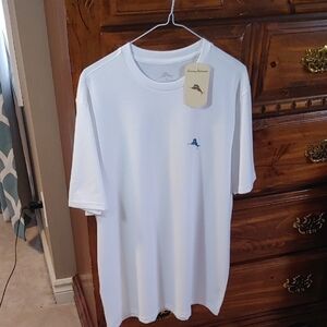 NWT Men's Tommy Bahama White Cotton T-Shirt Size Medium